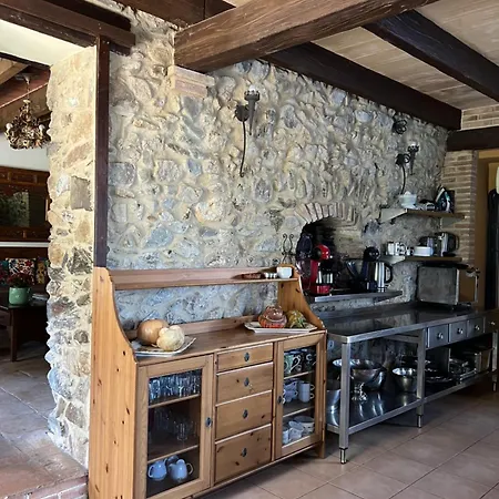 Casa Mas Molines Con Piscina, Jacuzzi Y Barbacoas Chalet Mont-ras (Montrás)